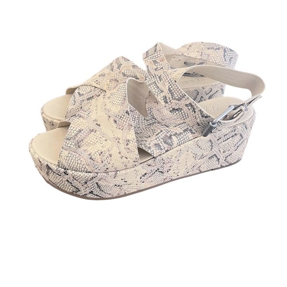 Amuse Society‎ Matisse Runaway Snake Platform Sandal size 8 - Picture 2 of 7
